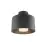 SLV Photoni Aluminium Noir | Convient pour 1x E27