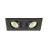 SLV New Tria 155 Spot Aluminium Noir Carré 14W 640lm 38D - 930 Blanc Chaud | Meilleur Rendu Des Couleurs - Dimmable 