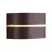 Nordlux Sibelis Applique Murale Aluminium Brun | IP44 - Convient pour E27