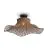 Good&Mojo Plafonnier Ibiza Bambou Noir L | Convient pour 1x E27 