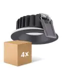 Lot 4x Ledvance LED  SPOT AIR FIX Aluminium  6W 510lm 36D - 930 Blanc Chaud | Diamètre 68mm - IP65 - Meilleur Rendu Des Couleurs -  Dimmable