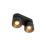 Nordlux Pitcher Spot Metaal Zwart | Geschikt voor 2x GU10