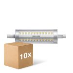 Voordeelpak 10x Philips Corepro LED Lineair R7s 118mm 14W 2000lm - 830 Warm Wit | Dimbaar - Vervangt 120W