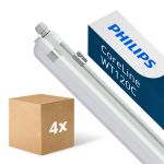 Voordeelpak 4x Philips LED Waterdichte Montagebalk CoreLine WT120C Gen2 18/32W 2700/4500lm - 840 Koel Wit | 120cm