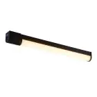 Nordlux Malaika 68 Wandlamp Aluminium Zwart 15W 1200lm - 830 Warm Wit | IP44